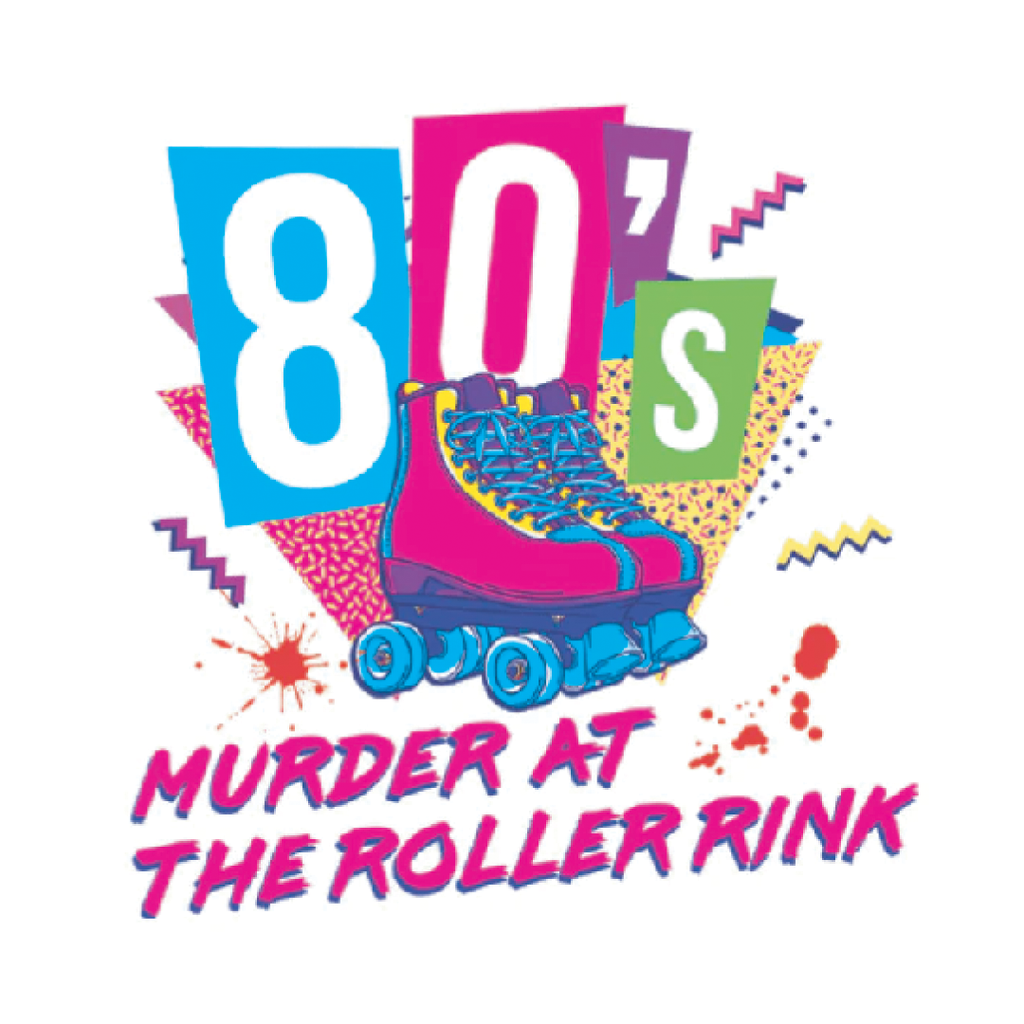 Murder At The Roller Rink: An 80s Teen Murder Mystery (Physical Game Kit)