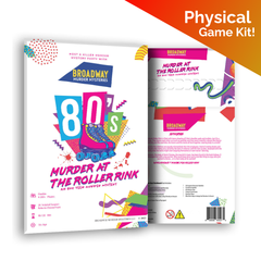 Murder At The Roller Rink: An 80s Teen Murder Mystery (Physical Game Kit)
