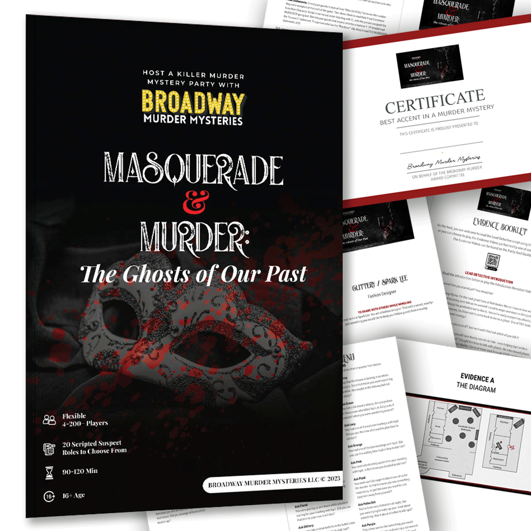 Masquerade & Murder (Physical Game Kit)
