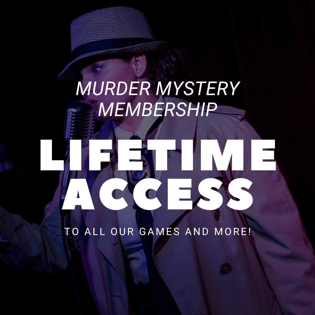 Lifetime Murder Mystery Membership - Broadway Murder Mysteries