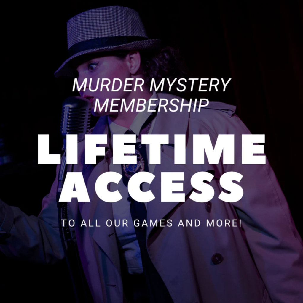 Lifetime Murder Mystery Membership (BONUS Detective Kit)