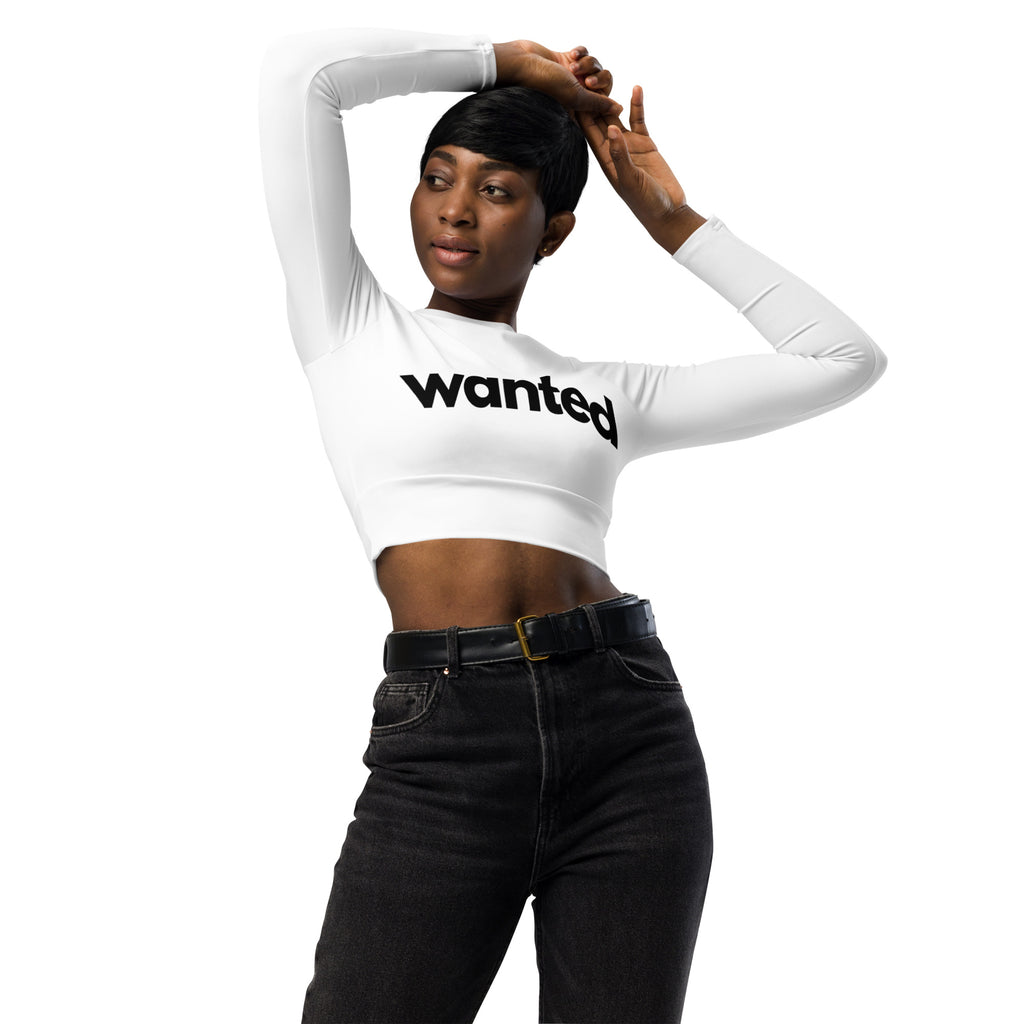 Wanted Long Sleeve Crop Top