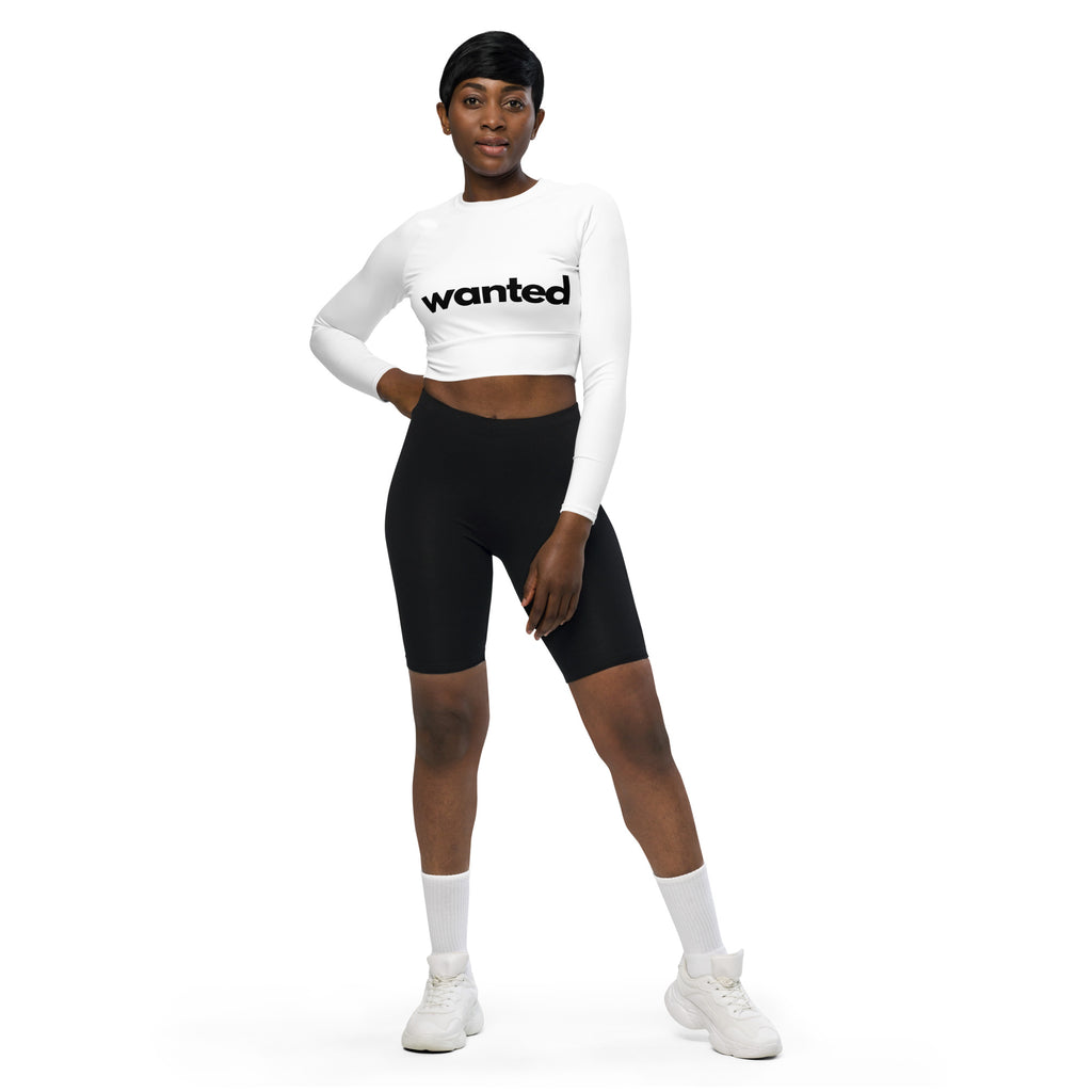 Wanted Long Sleeve Crop Top