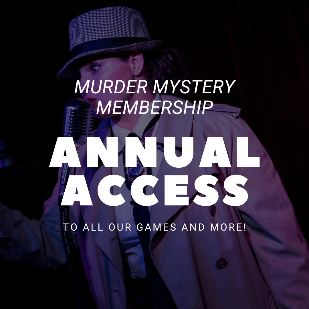Annual Murder Mystery Membership - Broadway Murder Mysteries