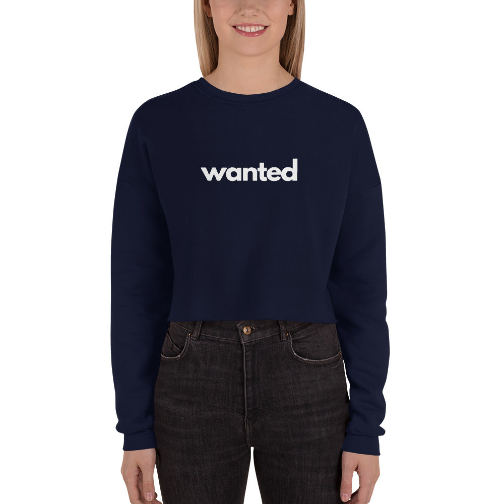 Wanted Crop Sweatshirt